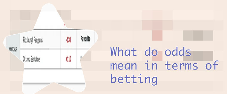When betting what does odds mean